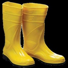 ყვითელი რეზინის მაღალყრლიანი ფეხსაცმელი (დიდხანს) NO : 45